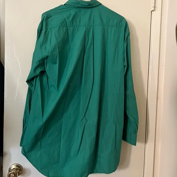 Aritzia Sun Deh Sunday best Future shirt long sleeve button up Nature Green S - Picture 3 of 5